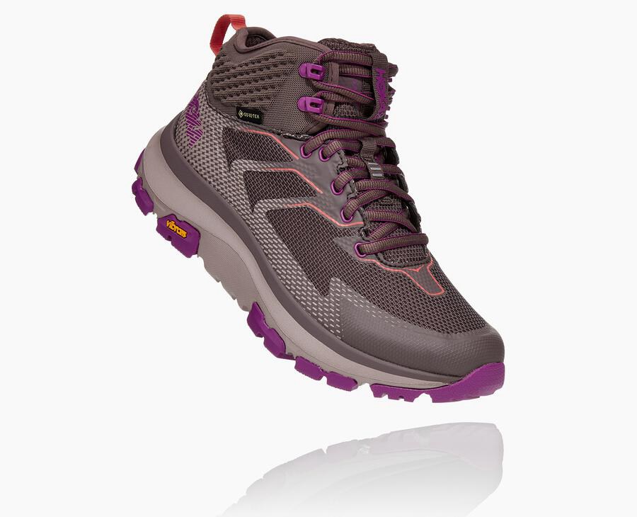 Hoka One One Yürüyüş Botları Kadın Mor - Toa Gore-Tex - NV4136820